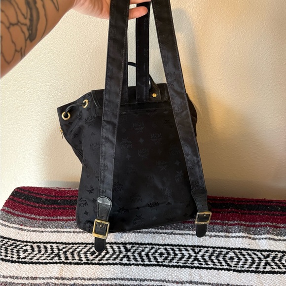 MCM Black Nylon Backpack - Picture 8 of 13